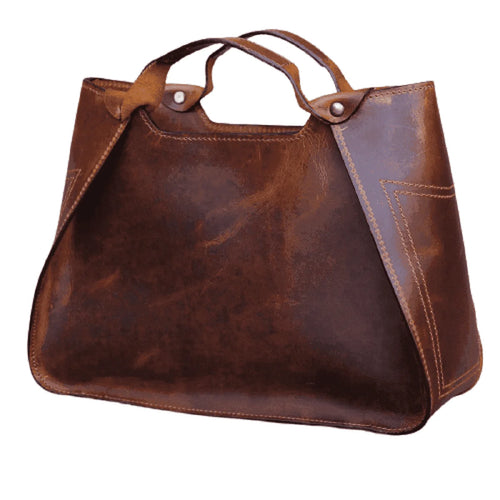Genuine Leather Designer Handbag for Women - Travel Tote and Shoulder Bag